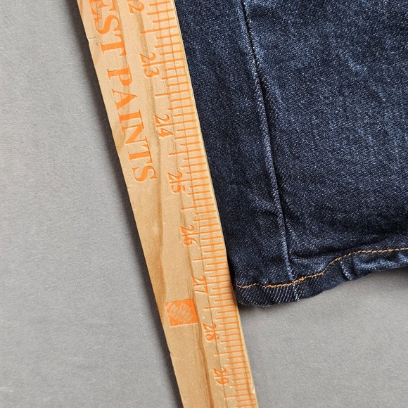 Good American Jeans Women's 4/27 Good Curve Straight Super High Rise Dark Wash - Picture 6 of 11